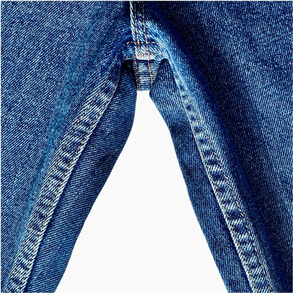 LONDONJEAN boyfriend medium wash high waisted straight leg jeans - Picture 12 of 13